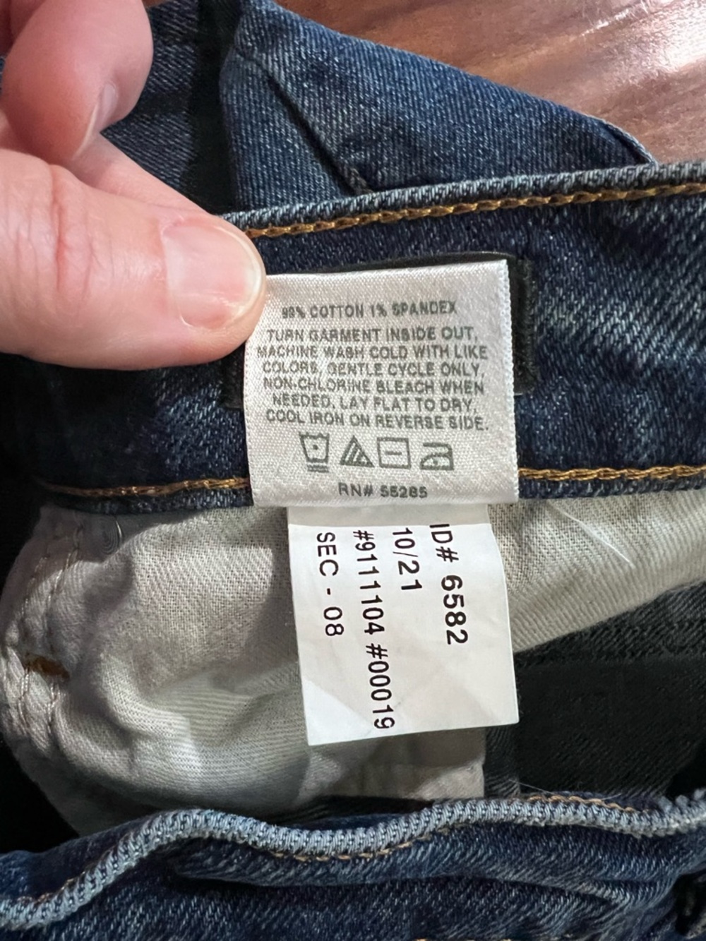 Express Modern Straight Super High Rise Jeans size 6 - Picture 5 of 8